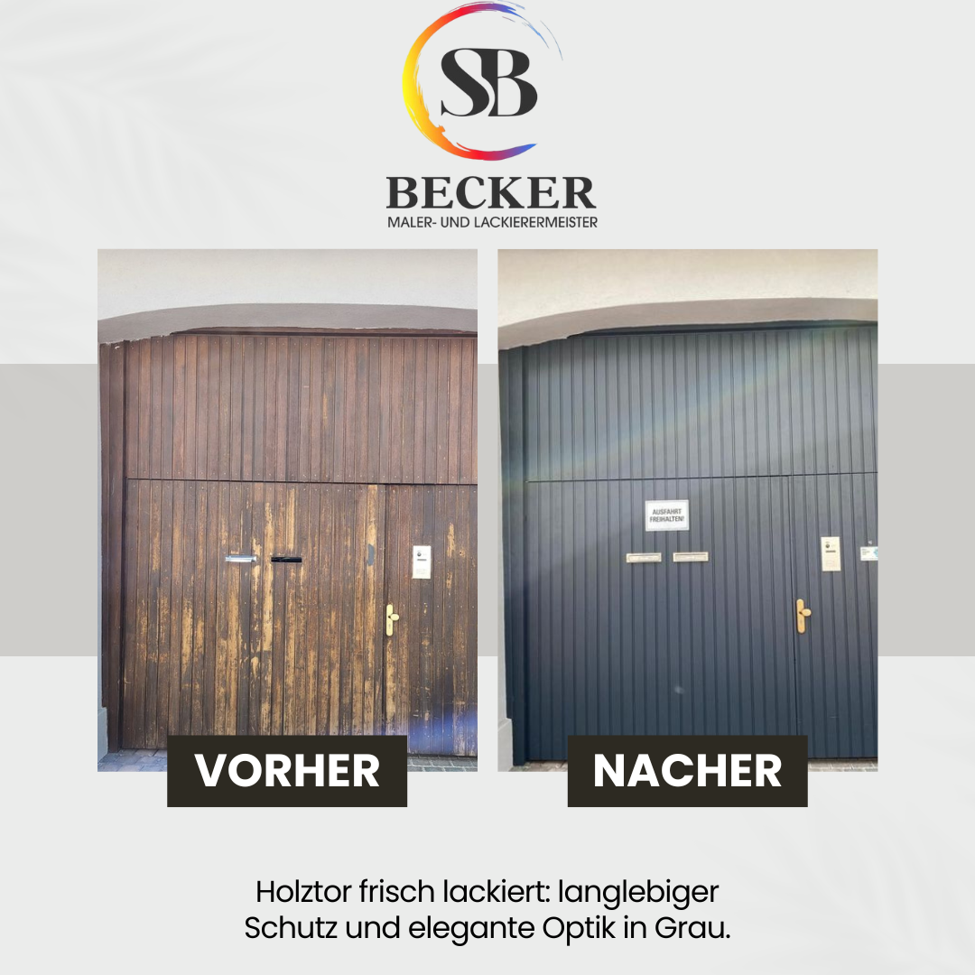 Toraufbereitung - Vorher/Nachher